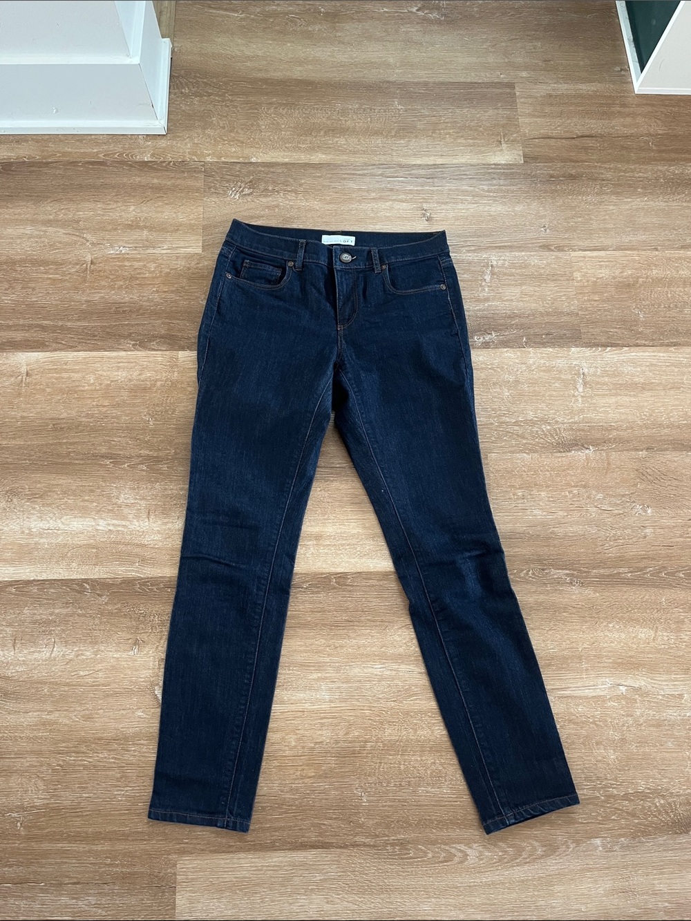 Loft Dark Indigo Skinny Jeans